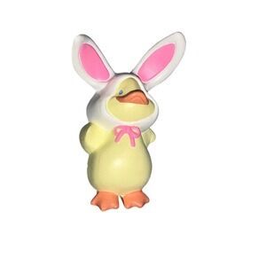 Vintage 1990 Hallmark Easter Bunny Rabbit Figurine Pin